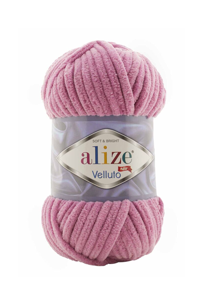 Пряжа Alize Velluto 100г./Роза 098