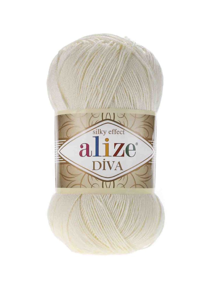 Пряжа Alize Diva/Молочно-бежевый 383