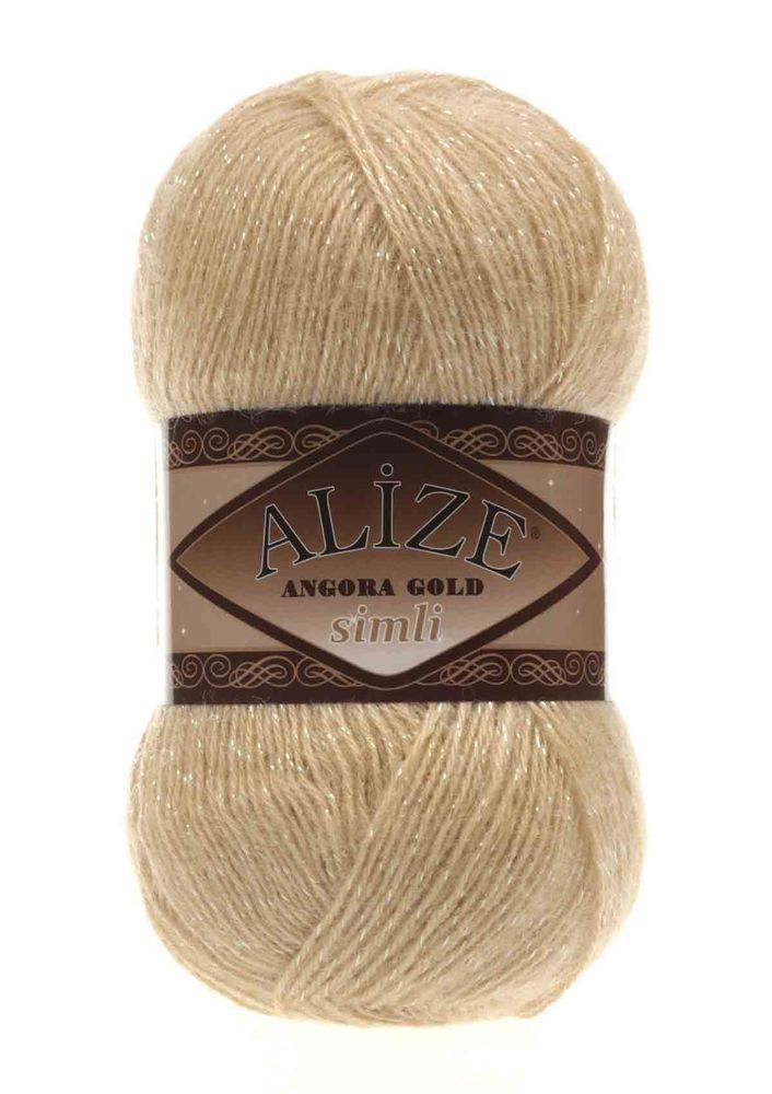 Пряжа Alize Angora Gold Simli /Верблюжья шерсть 095