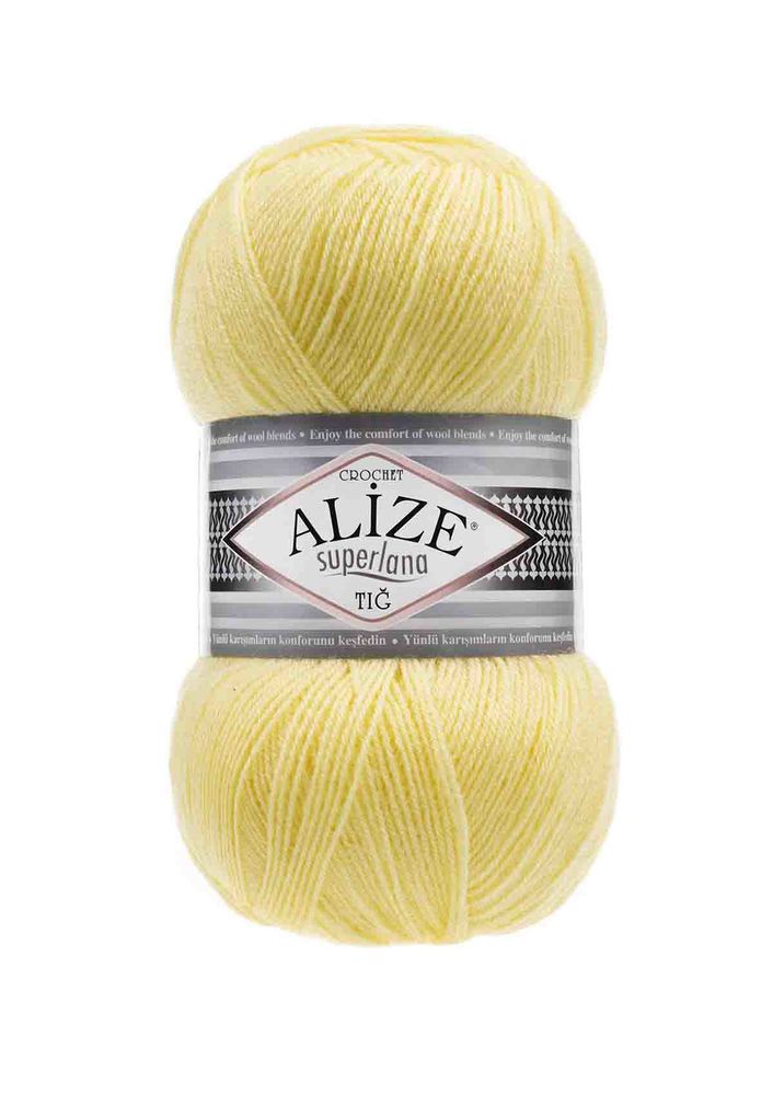 Пряжа Alize Superlana Tığ /Жёлтый 187