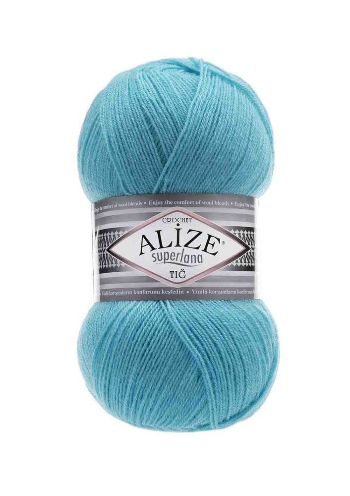 Пряжа Alize Superlana Tığ /Бирюзовый 467