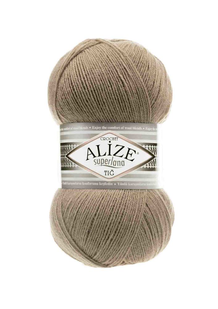Пряжа Alize Superlana Tığ/Кофе с молоком 697