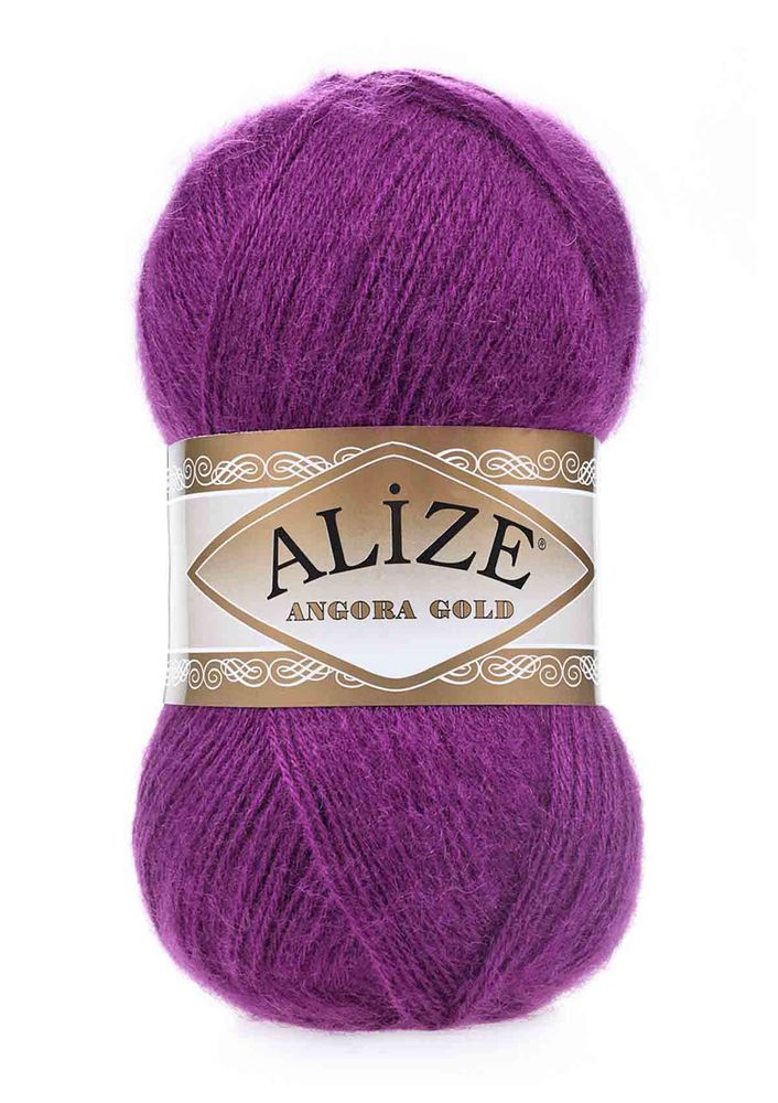 Пряжа Alize Angora Gold/Насыщеный розовый 050