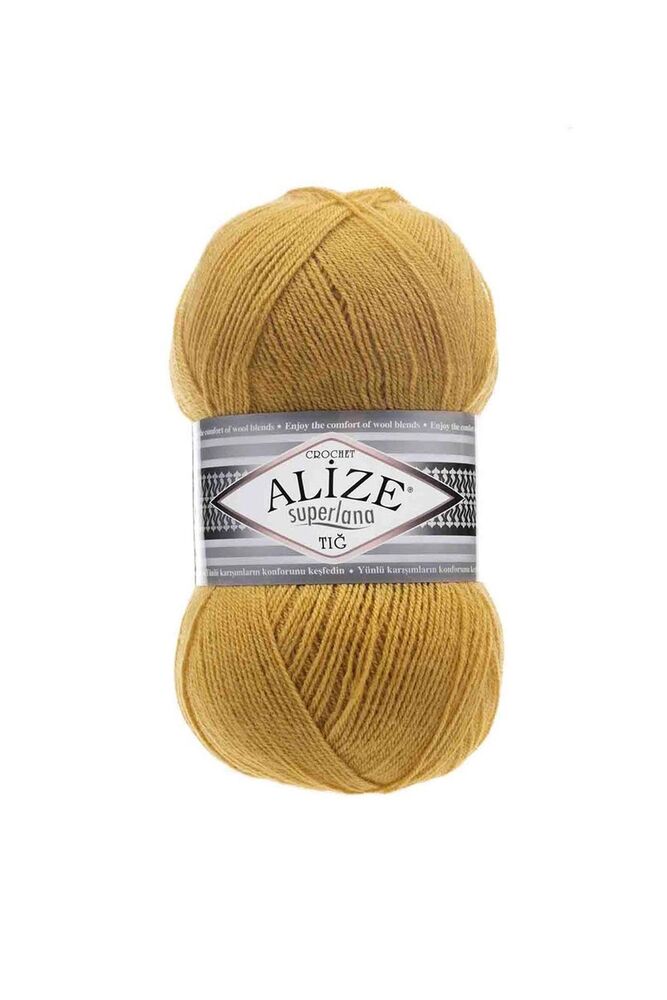 Пряжа Alize Superlana Tığ/Горчичный 002
