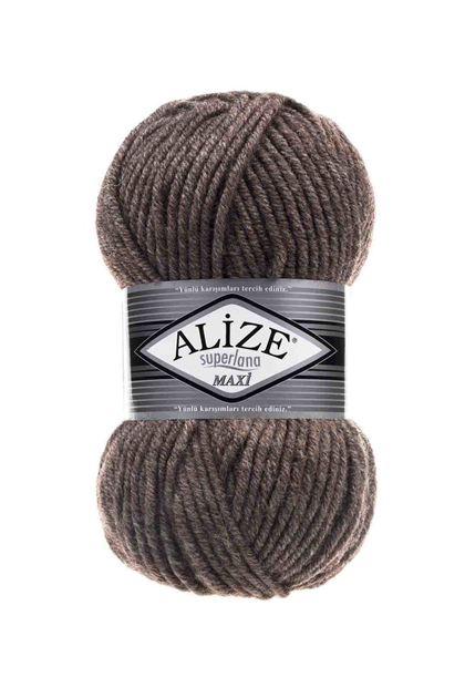 Пряжа Alize Superlana Maxi/Кофе с молоком 240
