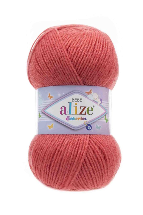 Пряжа Alize Şekerim Bebe/Гвоздика 154