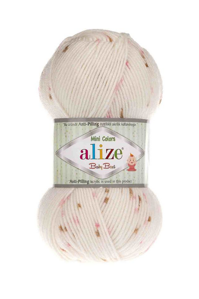 Пряжа Alize Baby Best Minicolors /6968