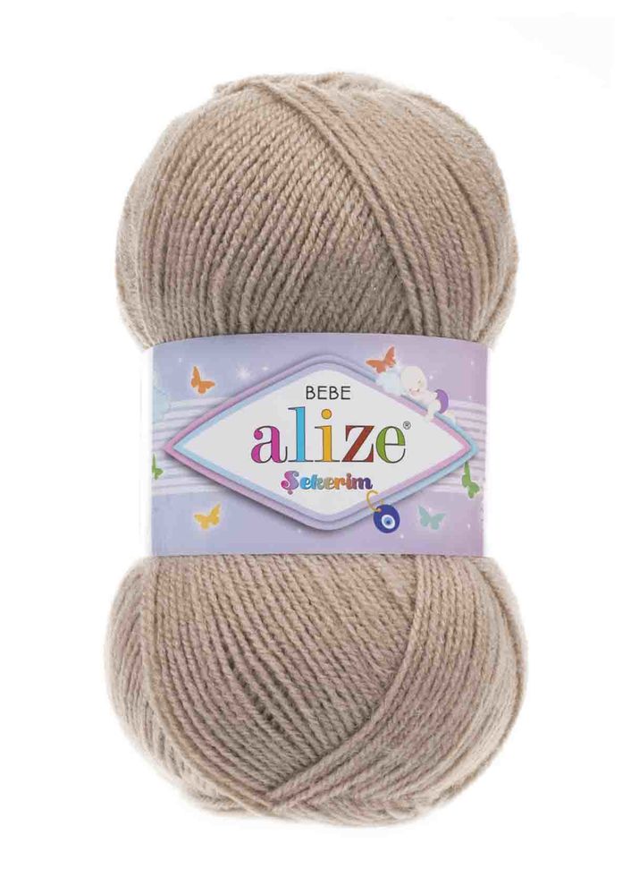 Пряжа Alize Şekerim Bebe / Бежевый 256
