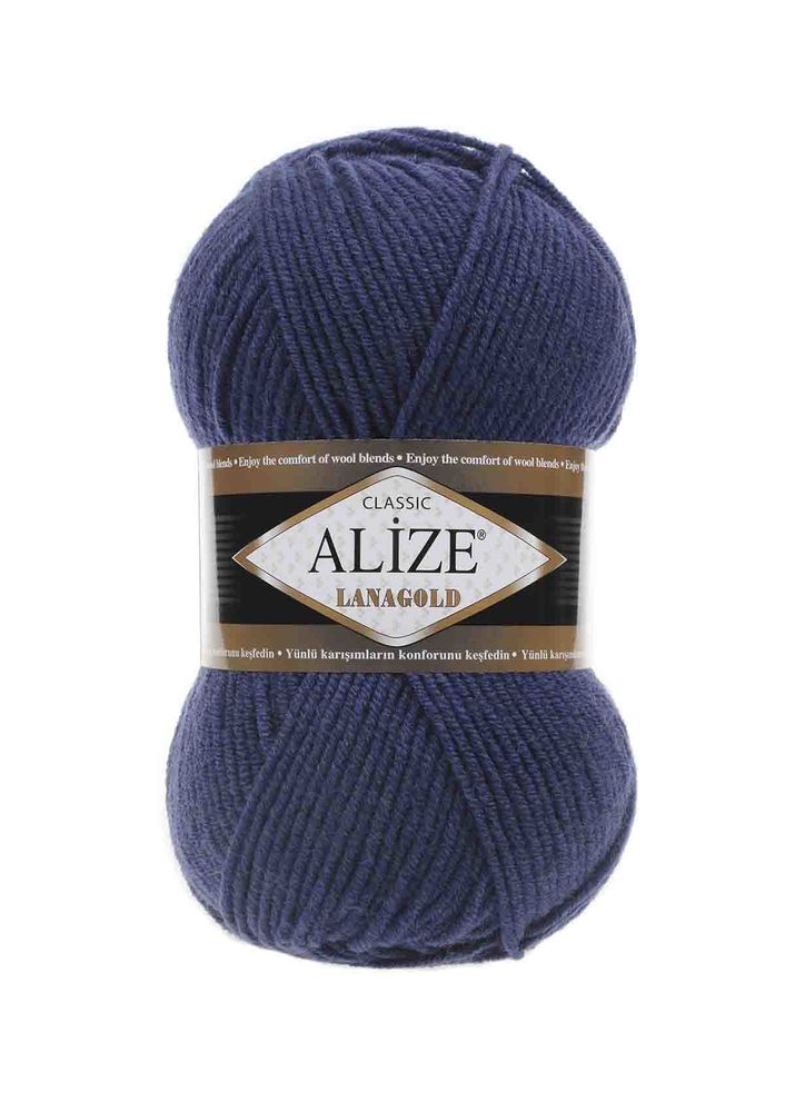Пряжа Alize Lanagold /Черничный 215