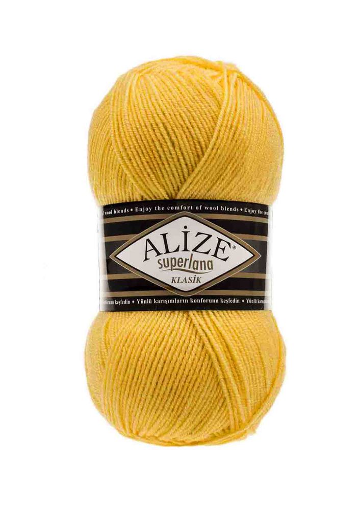 Пряжа Alize Superlana Klasik /Жёлтый 488