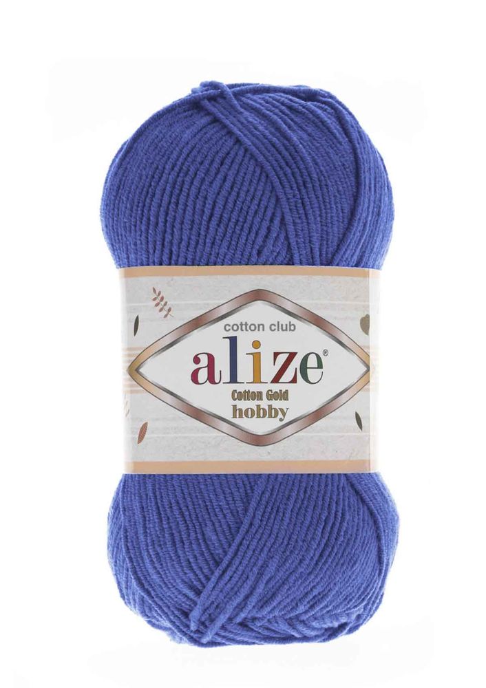 Пряжа Alize Cotton Gold Hobby 50 г./ Королевский синий 141