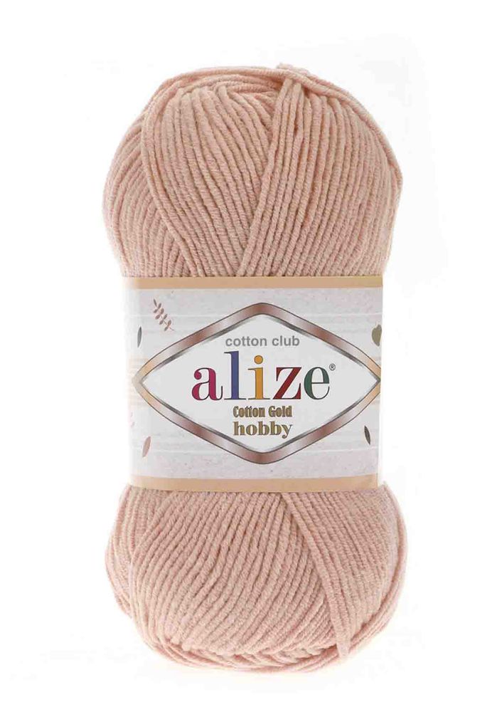 Пряжа Alize Cotton Gold Hobby 50г./Розовая пудра 393
