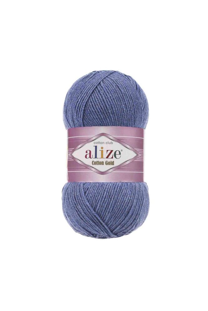 Пряжа Alize Cotton Gold / Голубой меланж 374