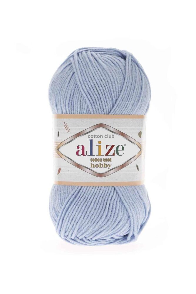Пряжа Alize Cotton Gold Hobby 50 г./Голубой 040