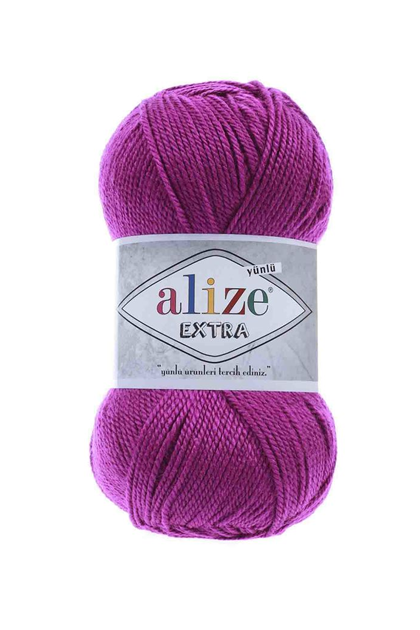 Пряжа Alize Extra /Фуксия 621