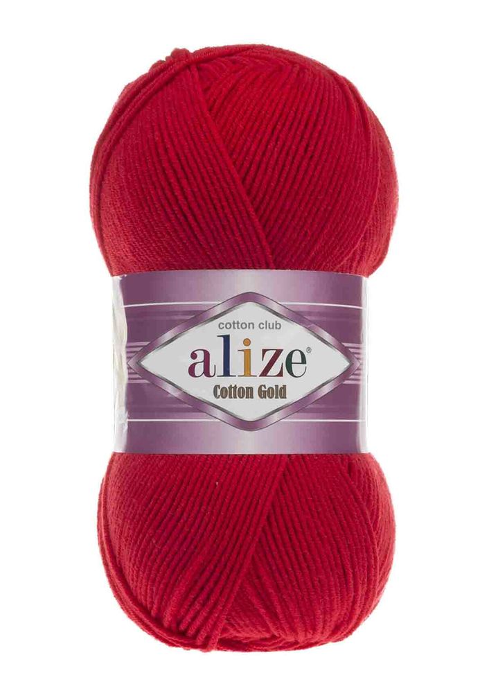 Пряжа Alize Cotton Gold/Красный 056
