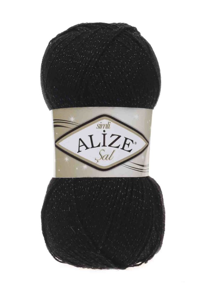 Пряжа Alize Şal/Чёрный 060