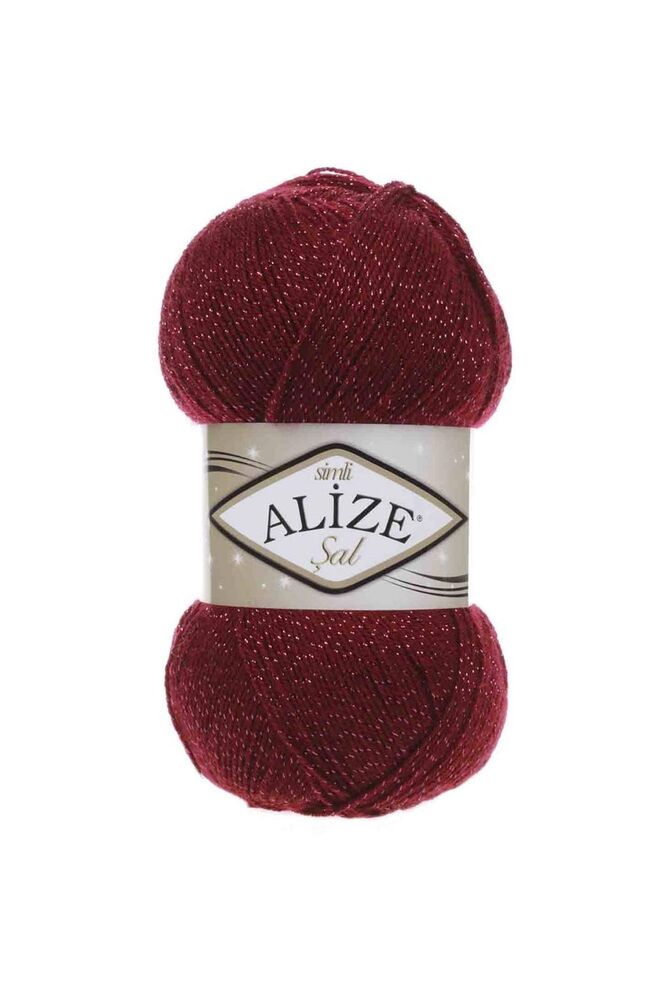 Пряжа Alize Şal/Бордовый 057