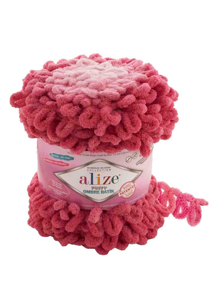 Пряжа Alize Puffy Ombre Batik/7418
