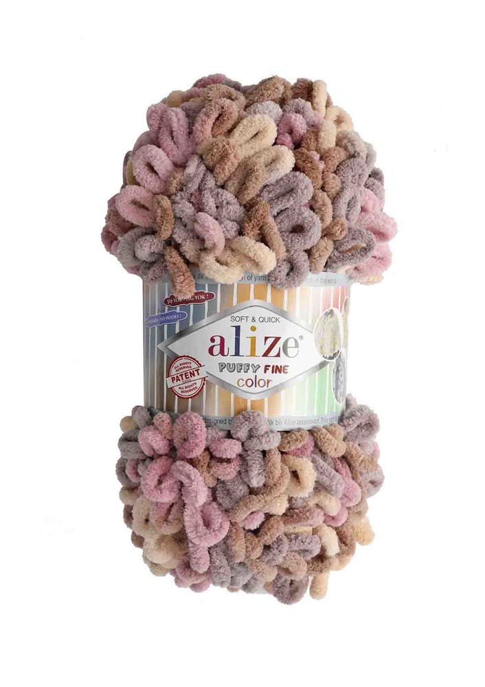 Alize Puffy Fine Color El Örgü İpi 6033