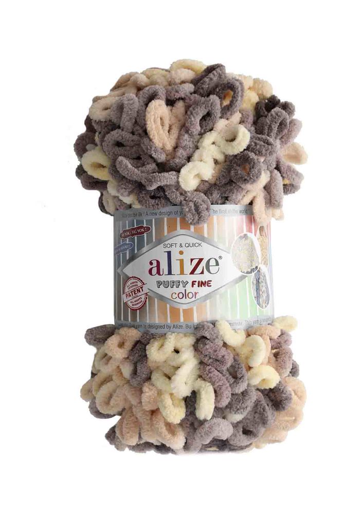 Alize Puffy Fine Color El Örgü İpi 6034