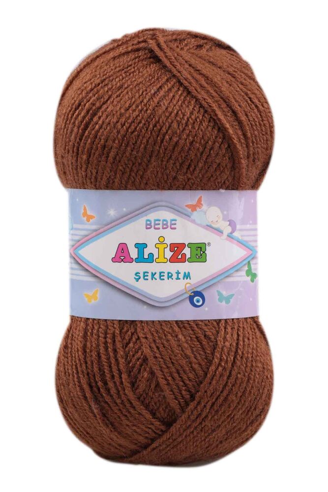 Alize Şekerim Bebe El Örgü İpi Kahverengi 137