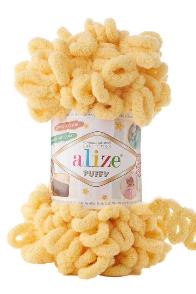 Alize Puffy El Örgü İpi Limon 509