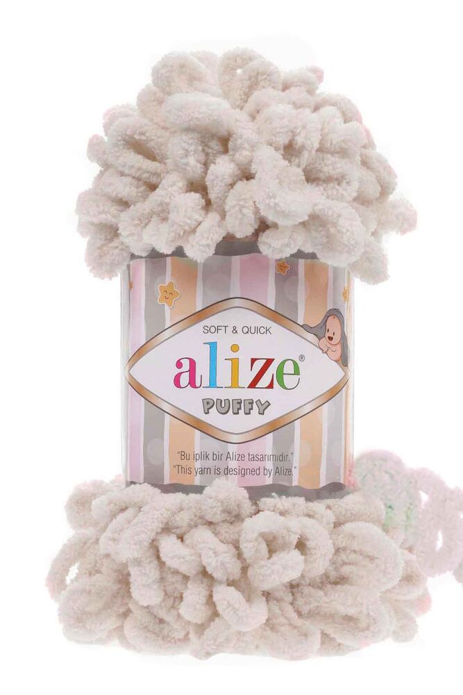 Alize Puffy El Örgü İpi Kemik 599