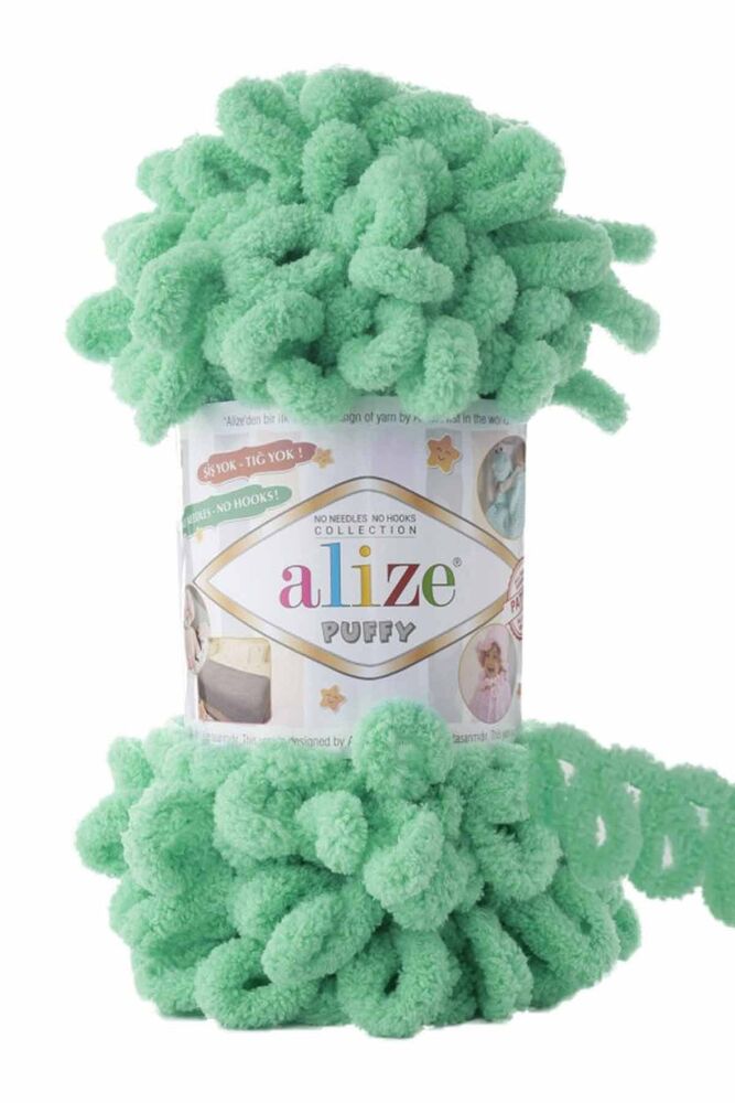 Alize Puffy El Örgü İpi Cam Göbeği 741