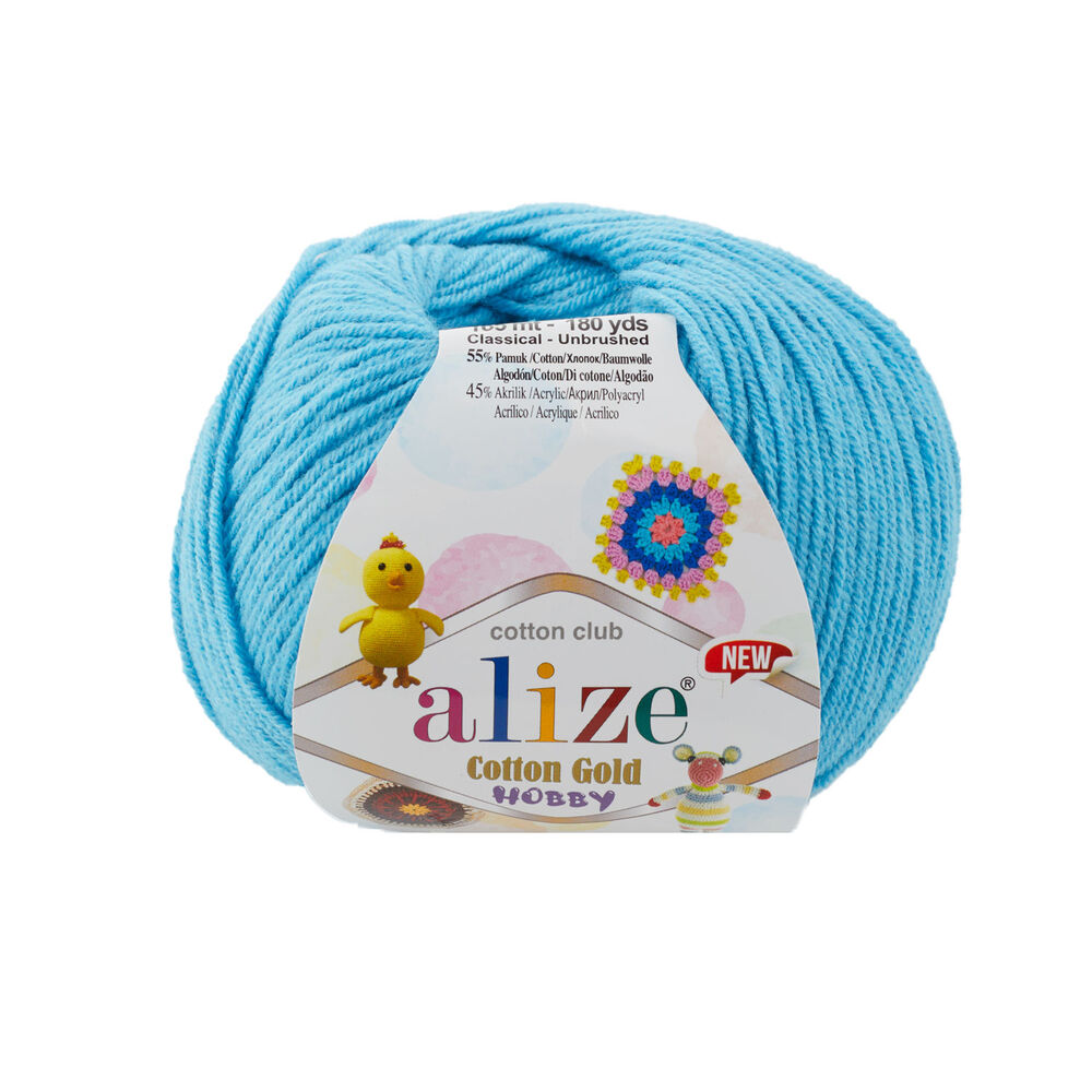 Alize Cotton Gold Hobby New El Örgü İpi Turkuaz 287