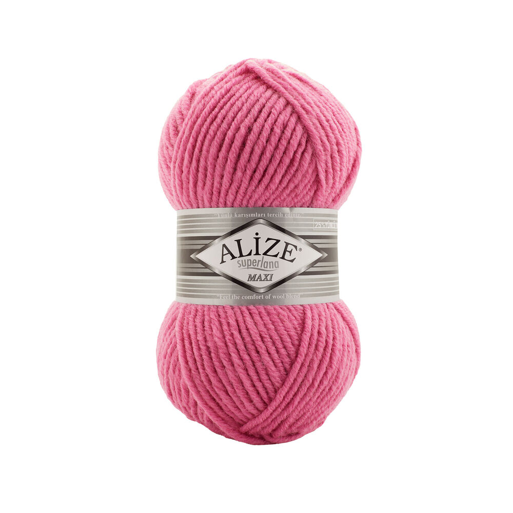 Alize Superlana Maxi El Örgü İpi Koyu Pembe 178