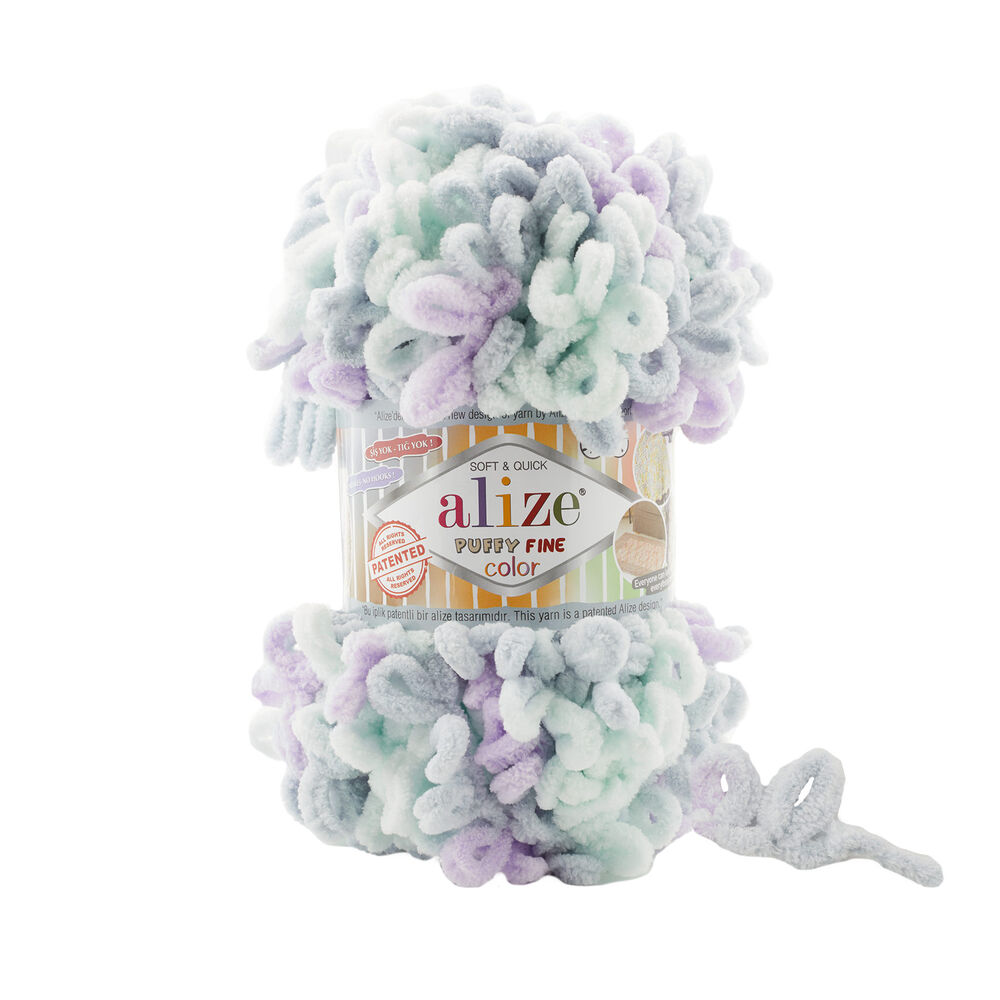 Alize Puffy Fine Color El Örgü İpi 6466