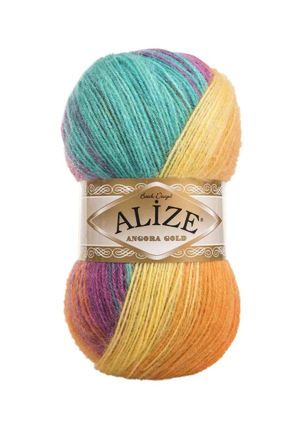 Alize Angora Gold Batik El Örgü İpi 7074
