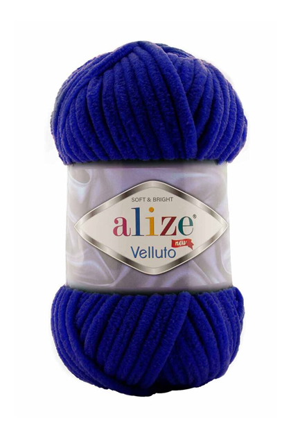 Alize Velluto El Örgü İpi 100 gr | Lacivert 360