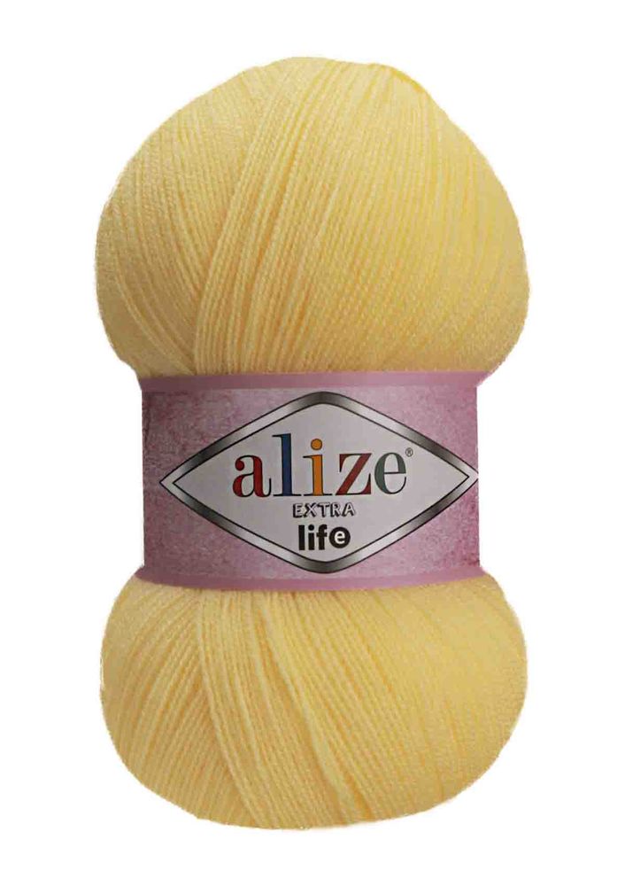 Alize Extra Life El Örgü İpi Açık Sarı 913