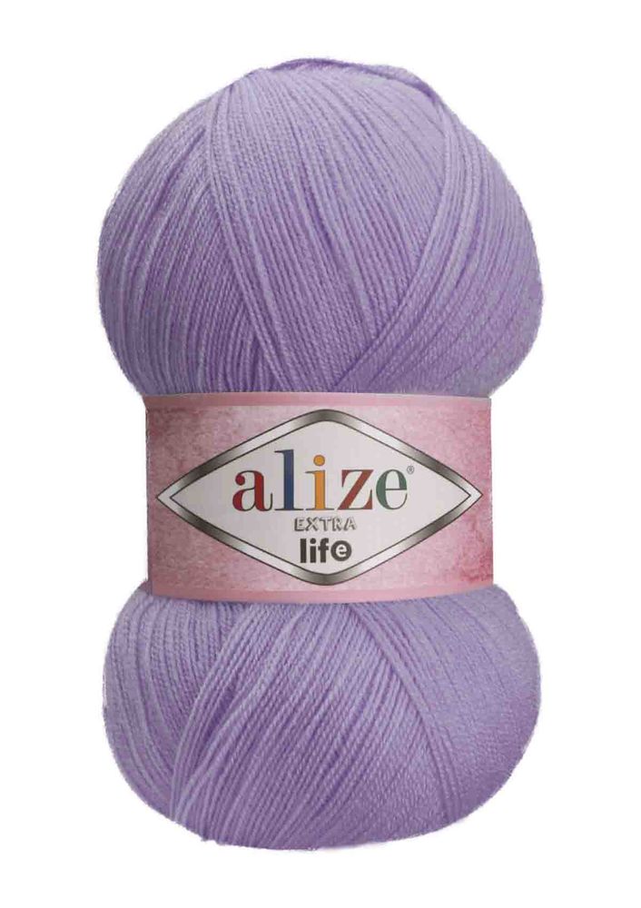 Alize Extra Life El Örgü İpi Açık Eflatun 921