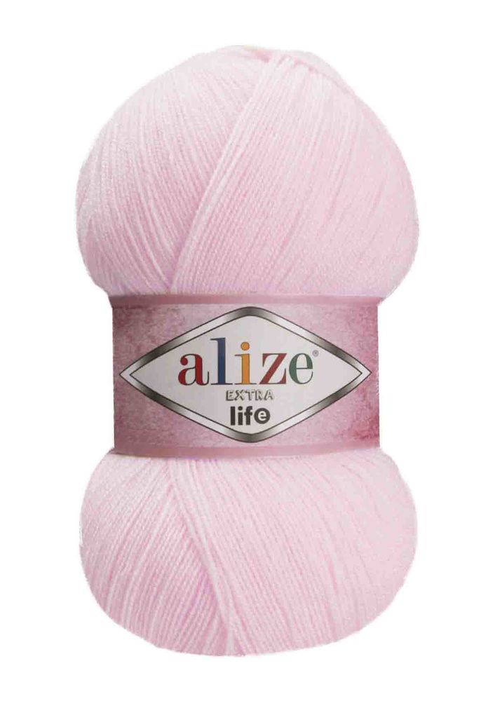 Alize Extra Life El Örgü İpi Pudra Pembe 929