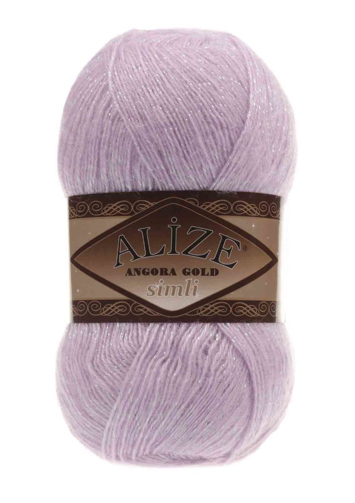 Alize Angora Gold Simli El Örgü İpi Lila 027