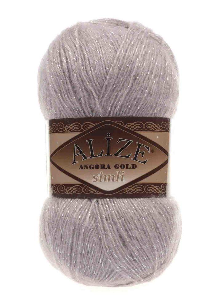 Alize Angora Gold Simli El Örgü İpi Gül Grisi 163