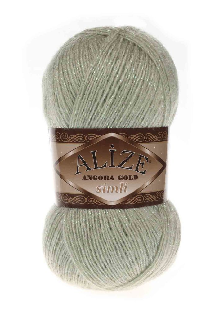 Alize Angora Gold Simli El Örgü İpi Açık Yeşil 267