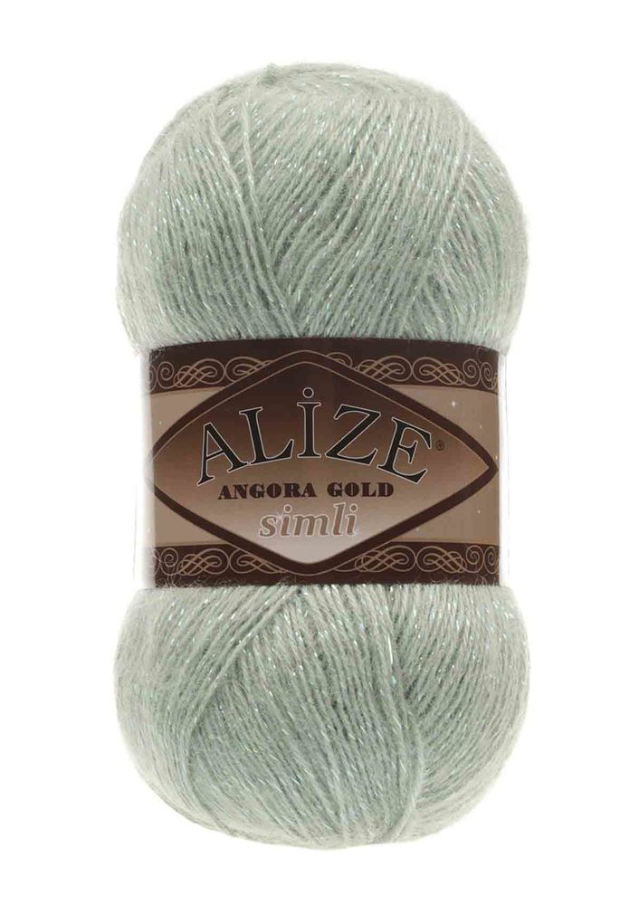 Alize Angora Gold Simli El Örgü İpi Çağla 515