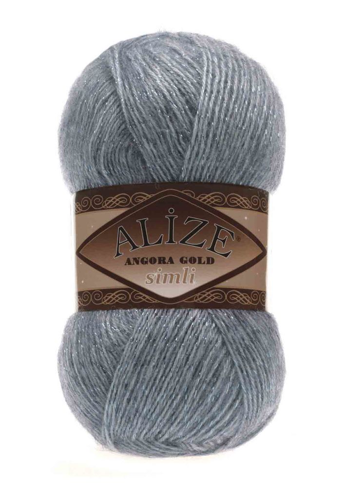 Alize Angora Gold Simli El Örgü İpi Açık Petrol 665