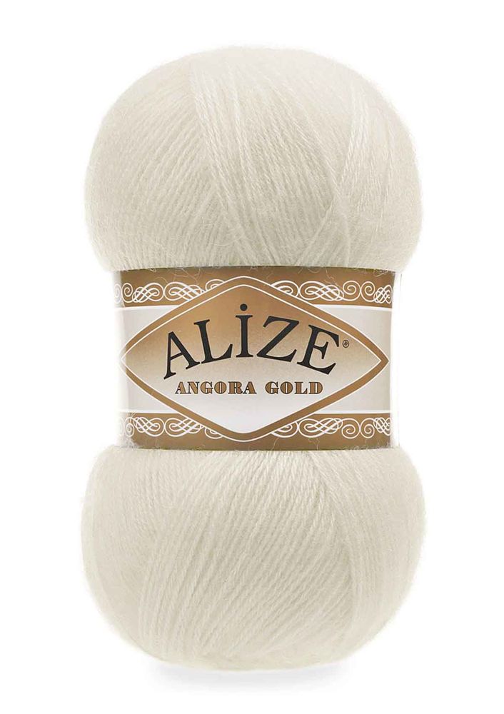 Alize Angora Gold El Örgü İpi Krem 001