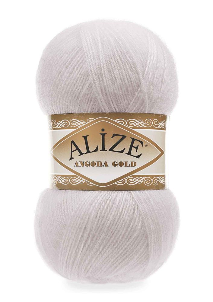 Alize Angora Gold El Örgü İpi Kış Beyazı 168