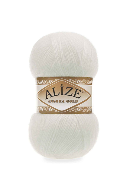 Alize Angora Gold El Örgü İpi Açık Krem 062