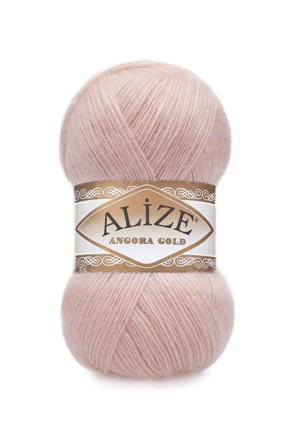Alize Angora Gold El Örgü İpi Pudra 161