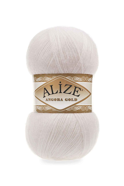 Alize Angora Gold El Örgü İpi Kemik 599