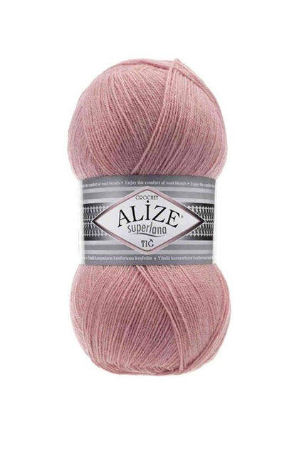 Alize Superlana Tığ El Örgü İpi Somon Pembe 144
