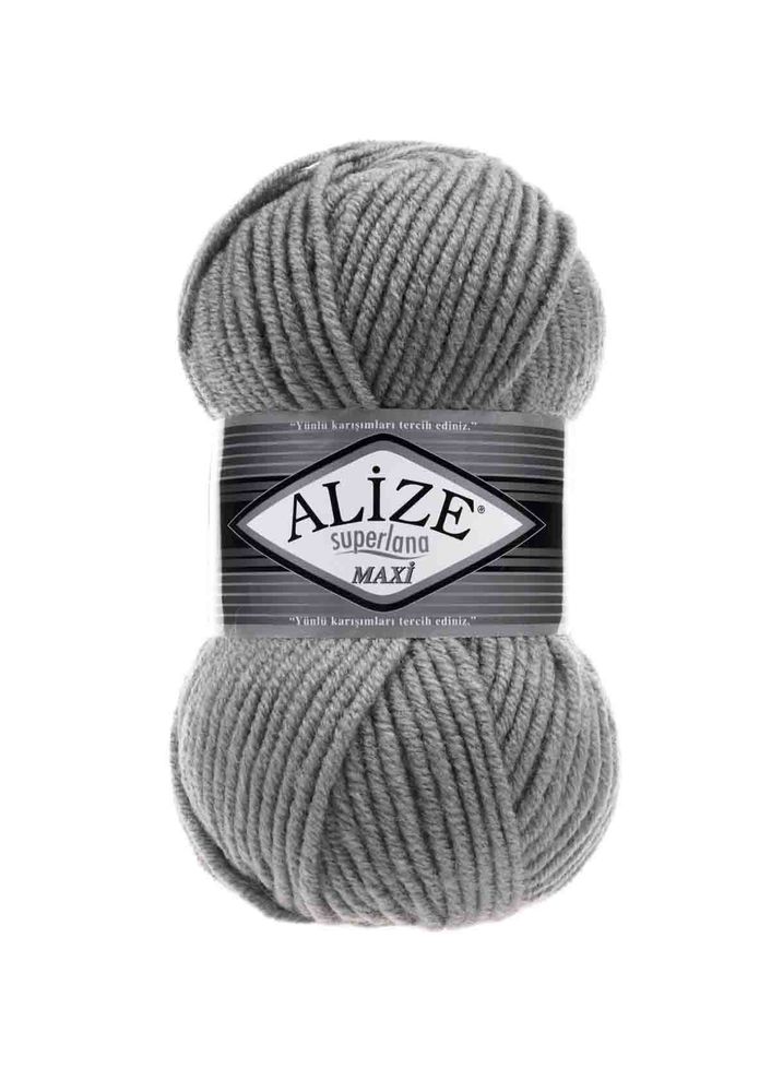 Alize Superlana Maxi El Örgü İpi Kömür Grisi 087