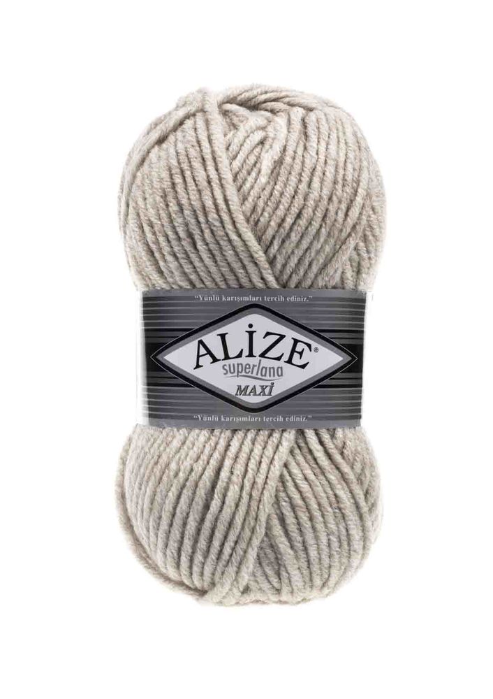 Alize Superlana Maxi El Örgü İpi Bej Melanj 152